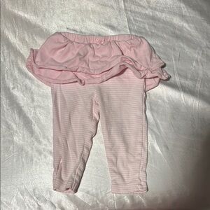 Pink Ruffled Baby Leggings (9 months)